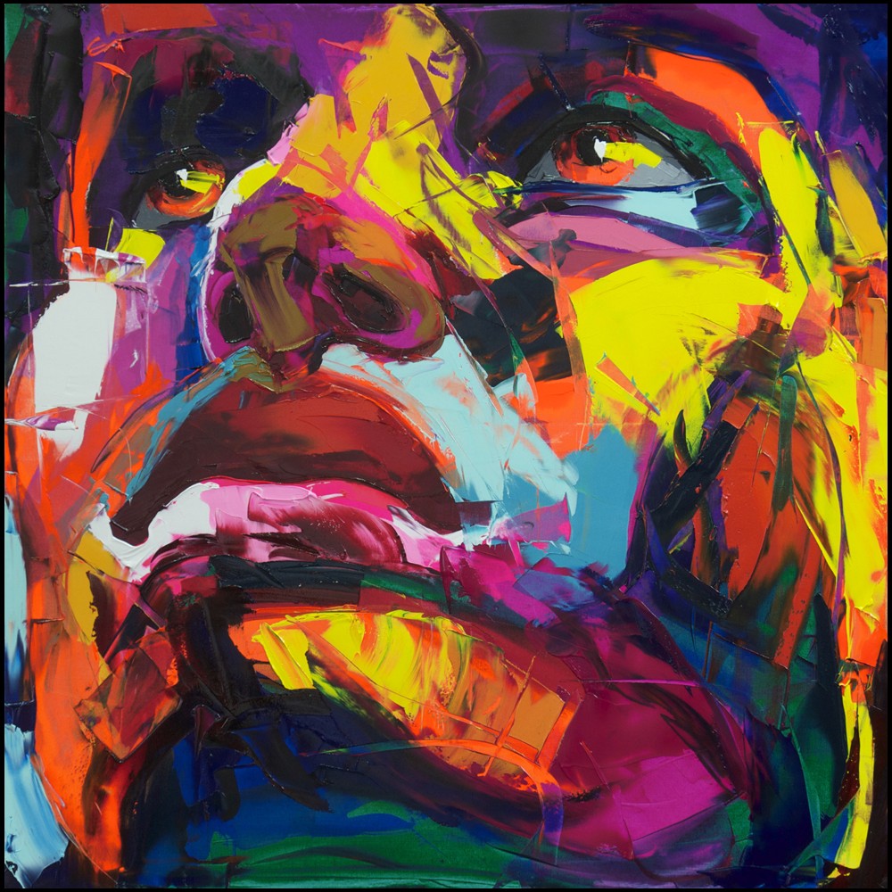 Francoise Nielly Portrait Palette Painting Expression Face153